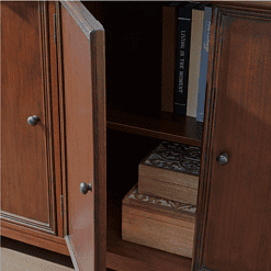 Bradstone 3 Door Walnut Storage Console