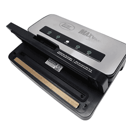 Stainless Steel Vacuum Sealer with Bag Cutter and Holder