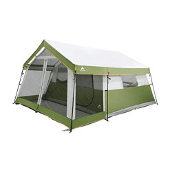 Ozark Trail 8-Person Family Cabin Tent 1 Room with Screen Porch, Green
