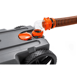 Alternative view of Camco Rhino Heavy Duty 28 Gallon Portable RV Waste Holding Tank with Hose and Accessories