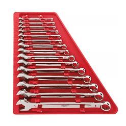 Milwaukee Combination SAE Wrench Mechanics Tool Set (15-Piece)