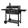 Royal Gourmet 30" CD2030AN Deluxe Charcoal Grill, BBQ Smoker Picnic Camping Patio Backyard Cooking, Black