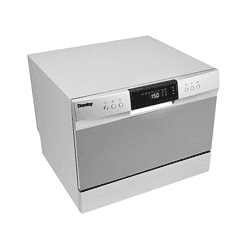 Danby 6 Place Setting Countertop Dishwasher in Silver