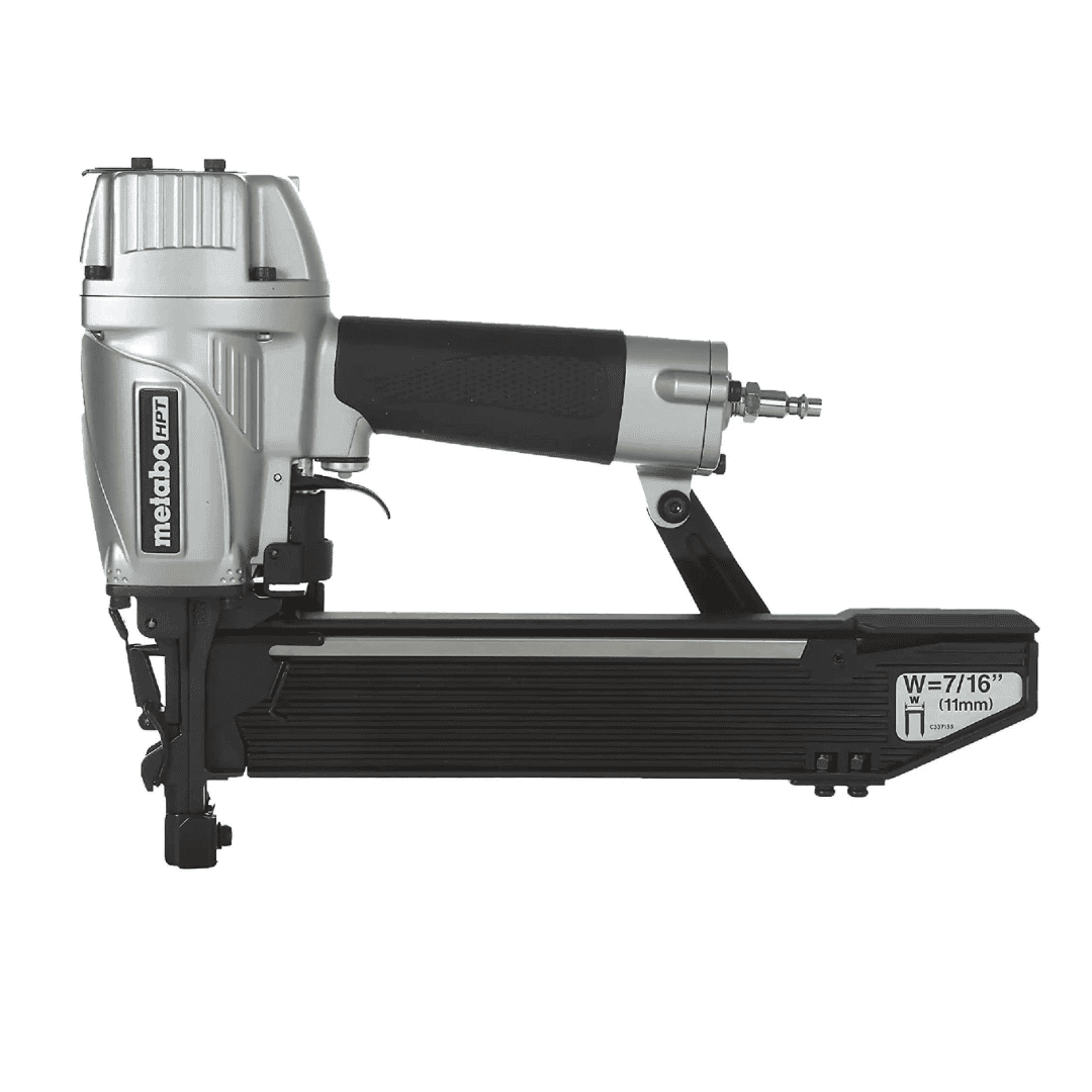 Metabo HPT N5008AC2M 16-Gauge 7/16-in Medium Crown Construction Stapler, Pneumatic