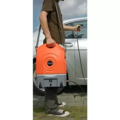 Ivation IVASWASHER Portable Smart Washer 12-Volt 130.5 PSI Adjustable 0.5 GPM w/Water Tank, Rechargeable Electric Spray Washer