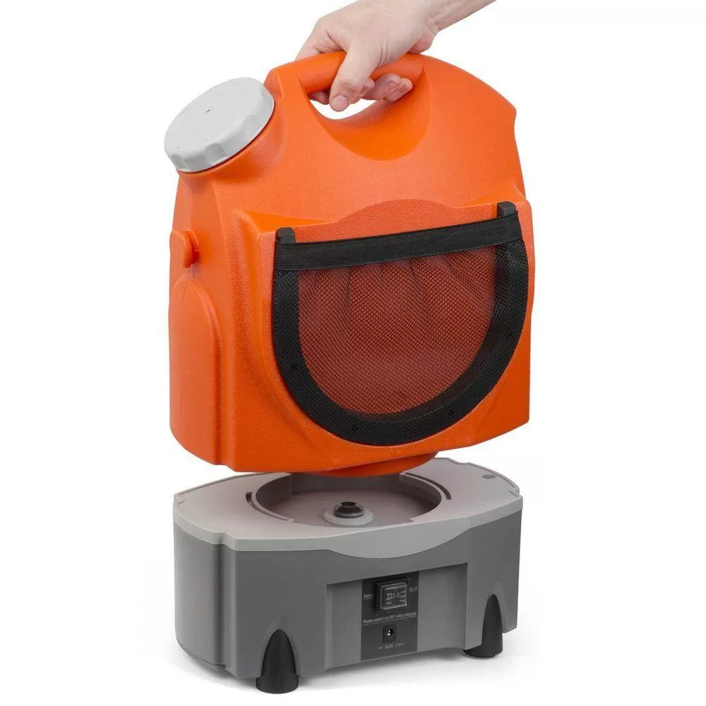 Ivation IVASWASHER Portable Smart Washer 12-Volt 130.5 PSI Adjustable 0.5 GPM w/Water Tank, Rechargeable Electric Spray Washer