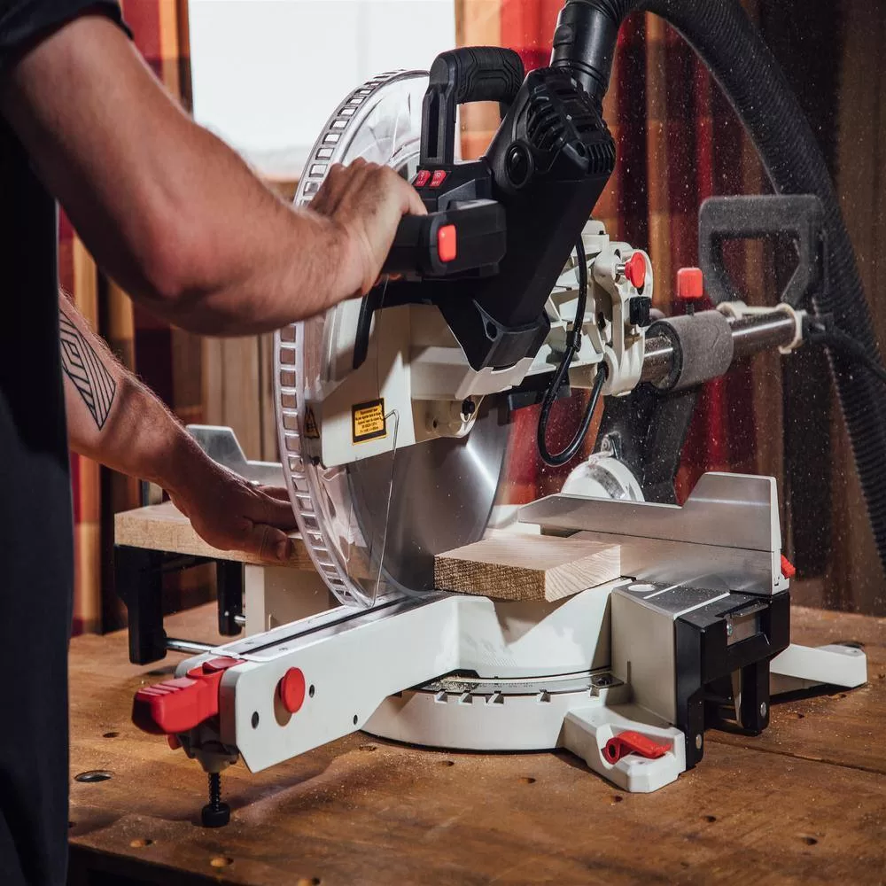Jet 707212 12 in. Sliding Dual Bevel Compound Miter Saw