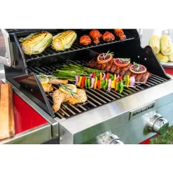 KitchenAid 720-0891CA 2-Burner Propane Gas Grill in all Red