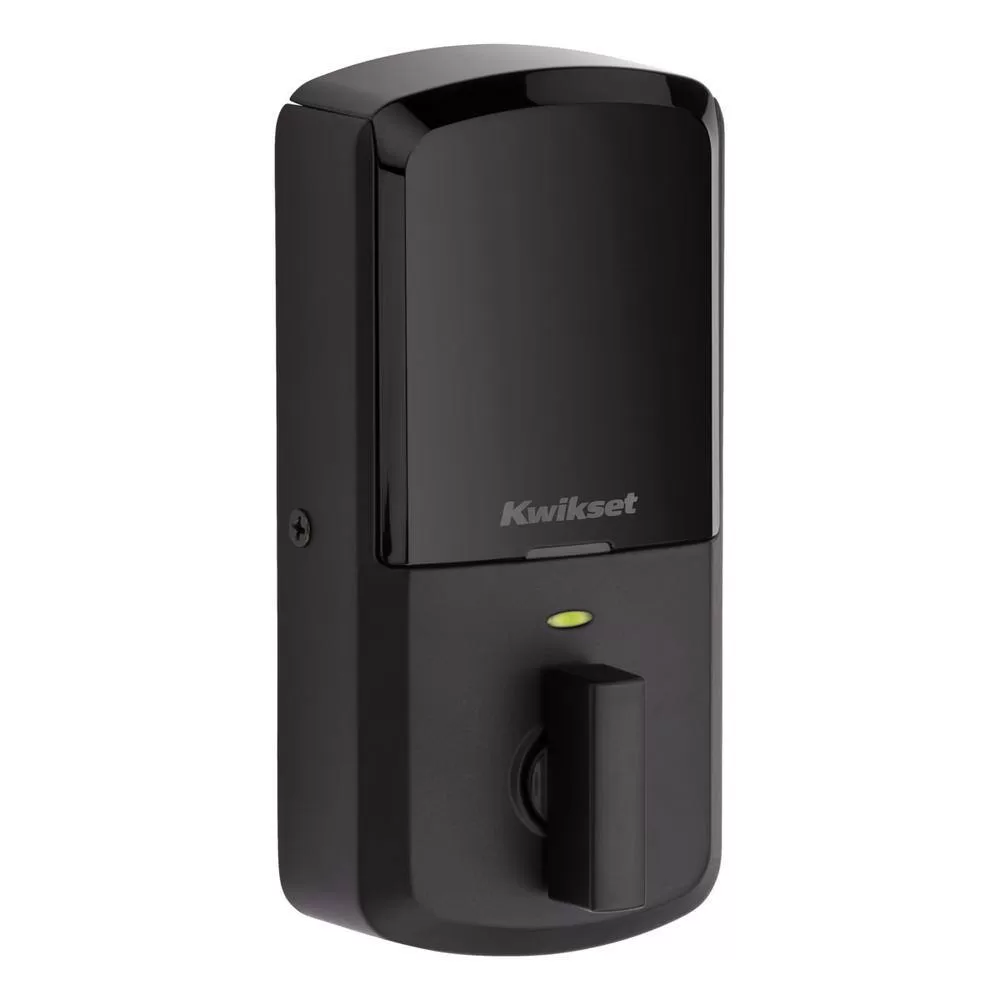 Kwikset 939WIFITSCR514S HALO Matte Black Touchscreen WiFi Keypad Electronic Single-Cylinder Smart Lock Deadbolt featuring SmartKey Security