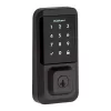 Kwikset 939WIFITSCR514S HALO Matte Black Touchscreen WiFi Keypad Electronic Single-Cylinder Smart Lock Deadbolt featuring SmartKey Security
