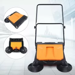 YIYIBYUS BI-MLCR-2429 26 in. Handheld Sweeper Foldable Manual Push Floor Sweeper