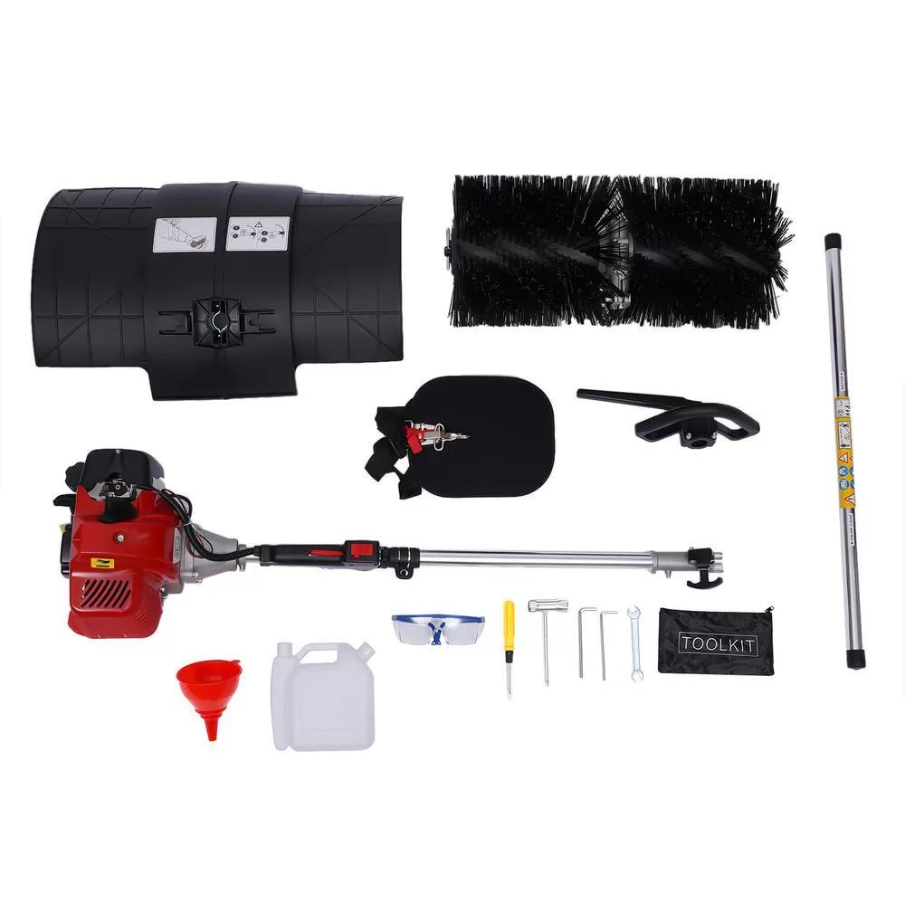 YIYIBYUS OT-MLLCR-1208 52 cc 2-Stroke 2.3 HP Gasoline Power Hand-Held Sweeper Lawn Artificial Grass Sweeper