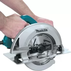Makita 5007F 7-1/4 in. 15 Amp Corded Circular Saw with Dust Port 2 LED Lights 24T Carbide Blade