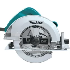 Makita 5007F 7-1/4 in. 15 Amp Corded Circular Saw with Dust Port 2 LED Lights 24T Carbide Blade