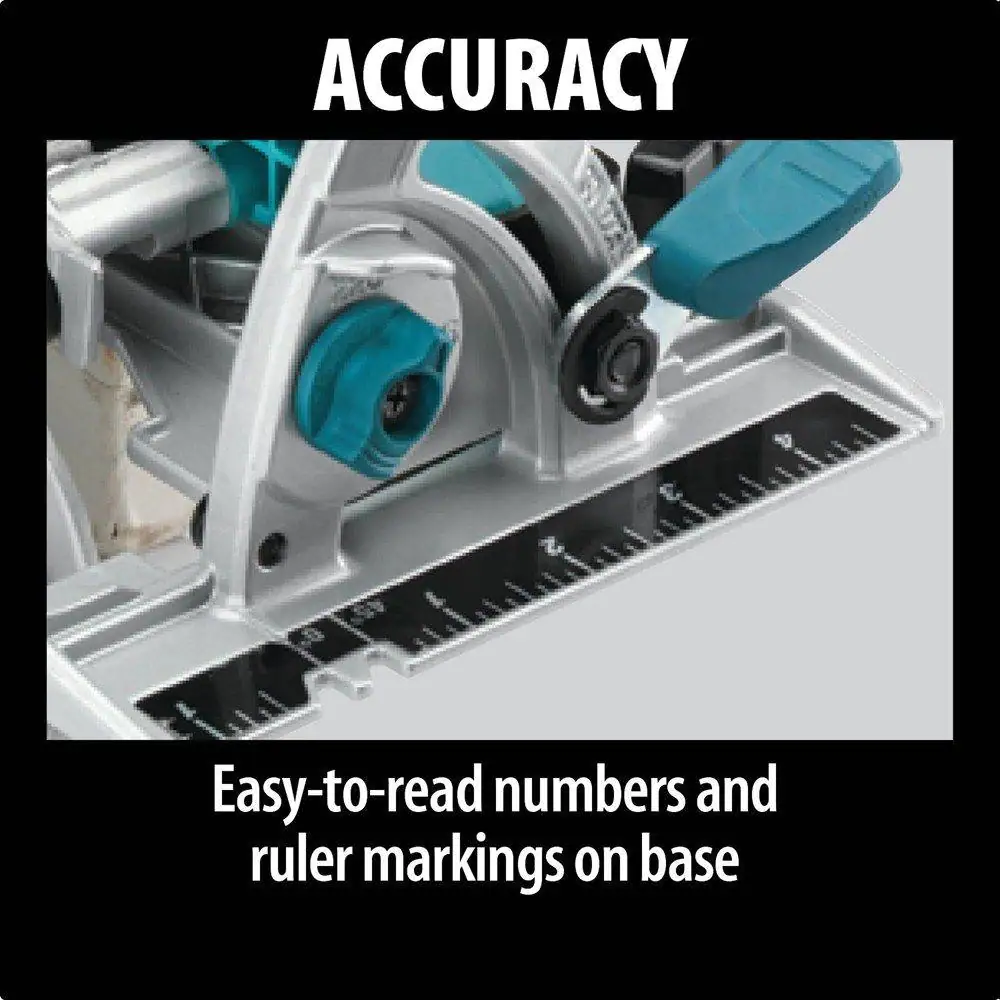 Makita 5007MG 15 Amp 7-1/4 in. Corded Lightweight Magnesium Circular Saw with LED Light, Dust Blower, 24T Carbide blade, Hard Case