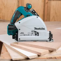 Makita XPS01PMJ 18V X2 LXT Lithium-Ion (36V) Brushless Cordless 6-1/2 in. Plunge Circular Saw Kit (4.0Ah)