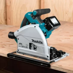 Makita XPS01PTJ 18V X2 LXT Lithium-Ion (36V) Brushless Cordless 6-1/2 in. Plunge Circular Saw w/ (2) Batteries 5.0Ah, 55T Blade