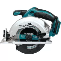 Makita 697947 18V LXT Lithium-Ion Cordless 6-1/2 in. Lightweight Circular Saw and General Purpose Blade (Tool-Only)
