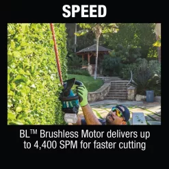 Makita XHU07Z 18V LXT Lithium-Ion Brushless Cordless 24 in. Hedge Trimmer (Tool Only)
