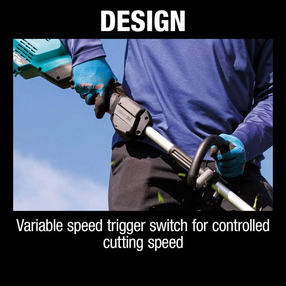 Makita XRU18PT 18-Volt X2 (36-Volt) LXT Lithium-Ion Brushless Cordless String Trimmer Kit (5.0Ah) - Image 9