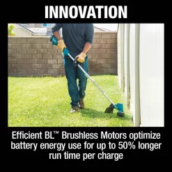 Makita XT287SM1 18-Volt 4.0 Ah LXT Lithium-Ion (Blower/String Trimmer) Brushless Cordless Combo Kit (2-Piece)