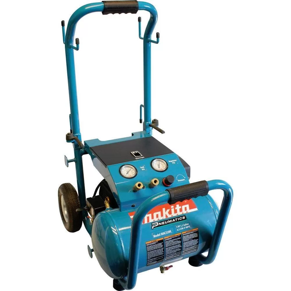 Makita 563303 5.2 Gal. 3.0 HP Electric Single Tank Air Compressor