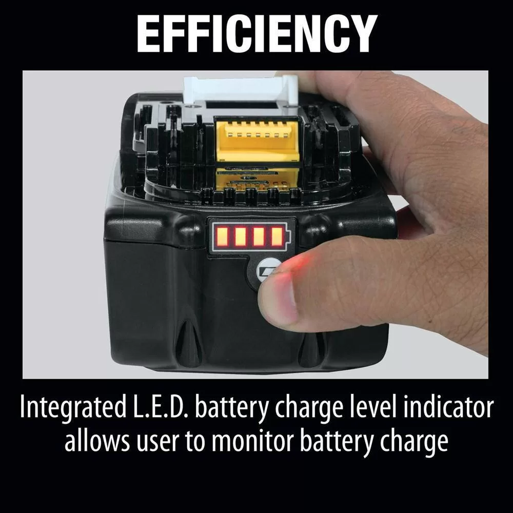 Makita BL1860B 18V LXT Lithium-Ion 6.0 Ah Battery