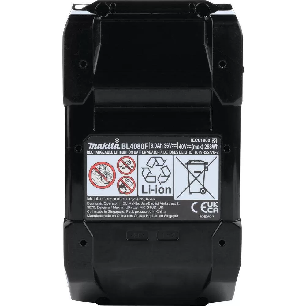 Makita BL4080F 40V max XGT 8.0Ah Battery