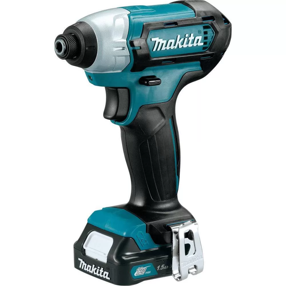 Makita 1001410482 12V max CXT 1.5 Ah Lithium-Ion Cordless Drill Driver and Impact Driver Combo Kit (2-Piece)