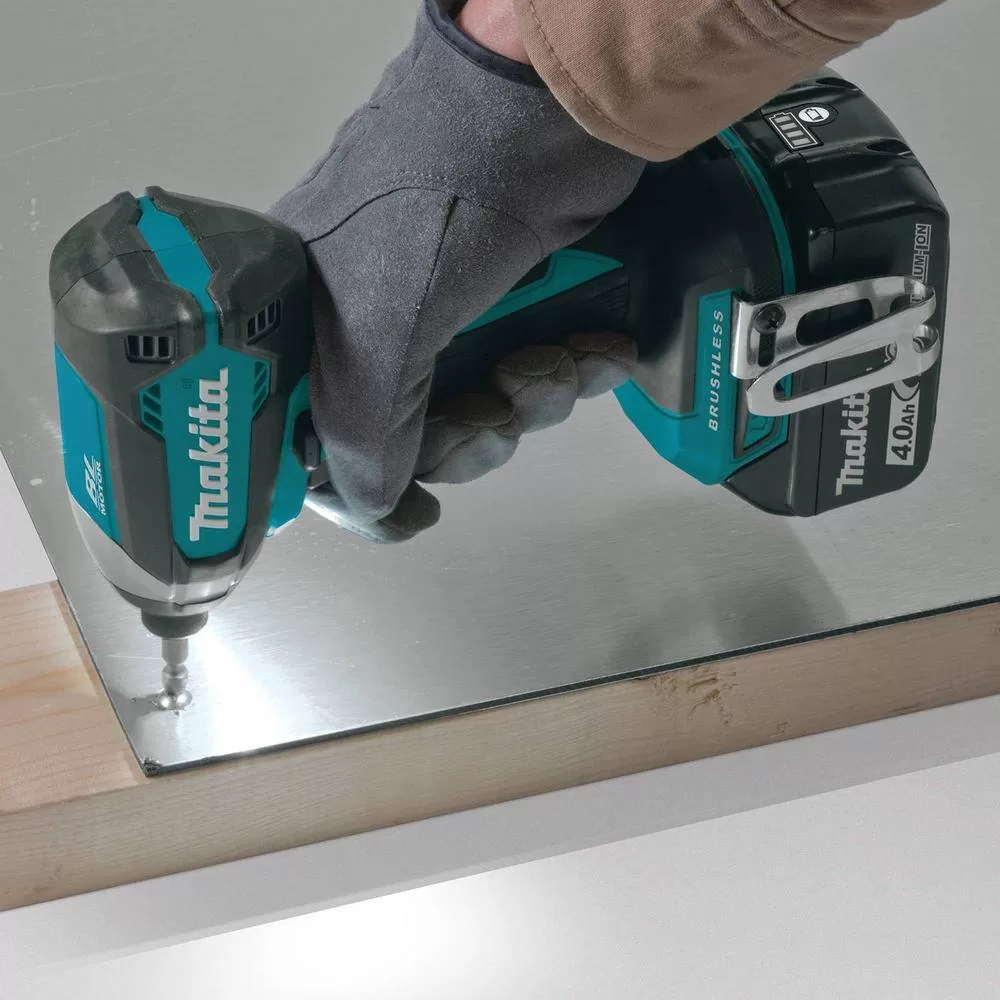 Makita XT291M 18V LXT Lithium-Ion Brushless Cordless 2-Piece Combo Kit (Hammer Drill/Impact Driver) 4.0Ah