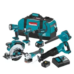 Makita XT706 18V LXT Lithium-Ion Cordless Combo Kit (7-Piece)