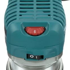 Makita RT0701C 6.5 Amp 1-1/4 HP Corded Fixed Base Variable Speed Compact Router with Quick-Release
