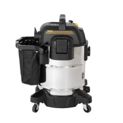 DEWALT DXV10SB 10 Gal. Stainless Steel Wet/Dry Vacuum with Hose Accessories and Accessory Bag