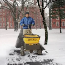 Meyer 38180 70 lb. Capacity Walk-Behind Broadcast Salt Spreader