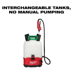 Milwaukee 2724-20-2820-20PS M18 18-Volt Lithium-Ion Cordless Switch Tank Backpack Pesticide Sprayer & FUEL 120 MPH 450 CFM Handheld Blower Combo Kit