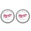 Milwaukee 8 in. x 42-Carbide Teeth Metal and Stainless Cutting Circular Saw Blade (2-Pack)