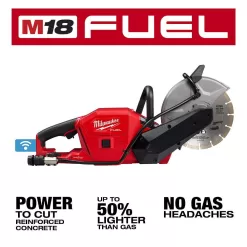 Milwaukee 2786-20 M18 FUEL ONE-KEY 18V Lithium-Ion Brushless Cordless 9 in. Cut Off Saw (Tool-Only)
