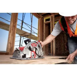 Milwaukee 2830-20-2745-20 M18 FUEL 18V Lithium-Ion Cordless 7-1/4 in. Rear Handle Circular Saw with 30-Degree Framing Nailer (2-Tool)