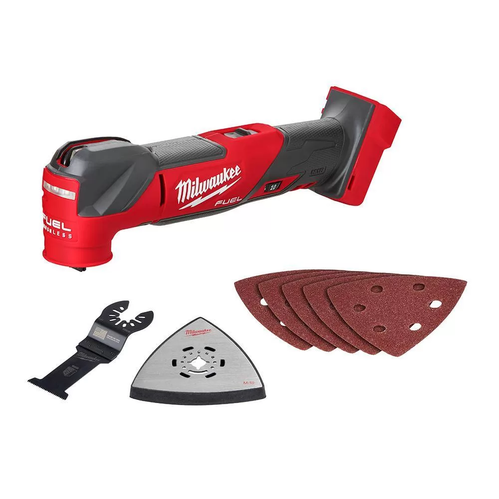 Milwaukee 2830-20-2836-20 M18 FUEL 18V Lithium-Ion Cordless 7-1/4 in. Rear Handle Circular Saw with Oscillating Multi-Tool (Tool-Only)