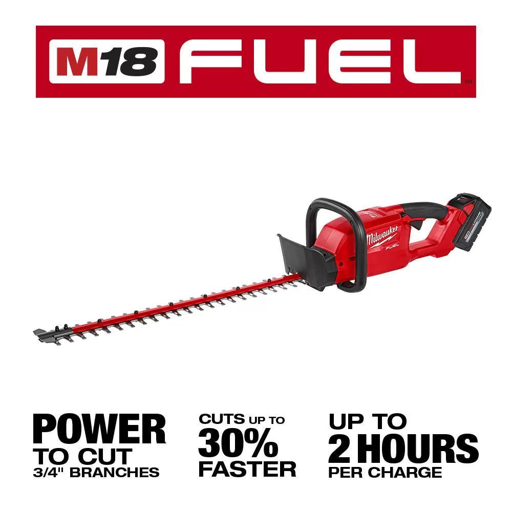 Milwaukee 2825-20ST-2726-20 M18 FUEL 18V Lithium-Ion Brushless Cordless QUIK-LOK String Trimmer and Hedge Trimmer Combo Kit (2-Tool)