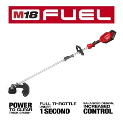 Milwaukee 2825-20ST-2724-20 M18 FUEL 18V Lithium-Ion Cordless Brushless QUIK-LOK String Trimmer and Blower Combo Kit (2-Tool)