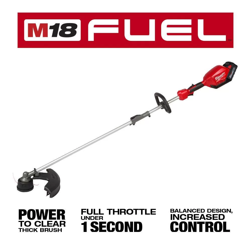 Milwaukee 2825-20ST-2724-20 M18 FUEL 18V Lithium-Ion Cordless Brushless QUIK-LOK String Trimmer and Blower Combo Kit (2-Tool)