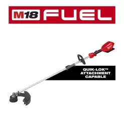 Milwaukee 2825-20ST-48-11-1850 M18 FUEL 18V Lithium-Ion Cordless Brushless String Grass Trimmer W/ Attachment Capability W/ M18 5.0Ah Battery