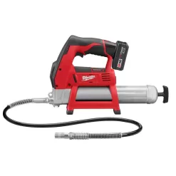 Milwaukee 2446-21XC-48-11-2460 M12 12V Lithium-Ion Cordless Grease Gun Kit W/ Free M12 6.0Ah Battery