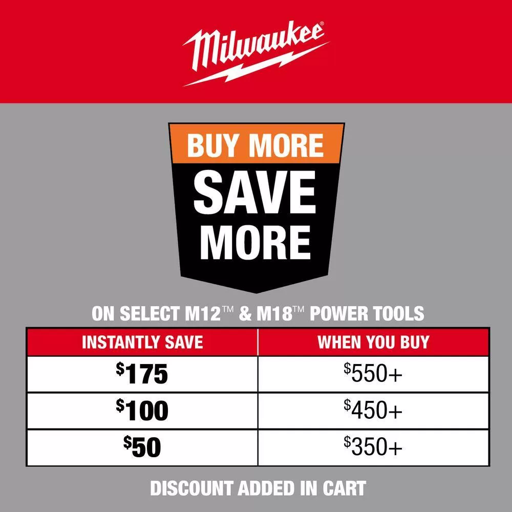 Milwaukee 2904-22 M18 FUEL 18V Lithium-Ion Brushless Cordless 1/2 in. Hammer Drill Driver Kit with Two 5.0 Ah Batteries and Hard Case