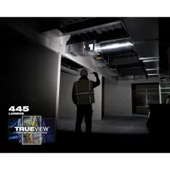 Milwaukee 2112-21-2114-21 445 Lumens LED Rover REDLITHIUM USB Pocket Flood Light and 550 Lumens LED REDLITHIUM USB Pivoting Flood Light (2-Pack)