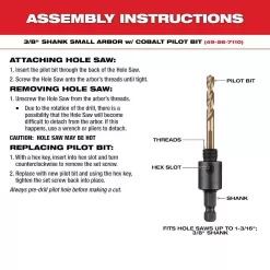Milwaukee 49-22-4105 Hole Dozer Electricians Bi-Metal Hole Saw Set (19-Piece)