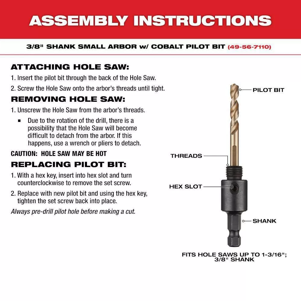 Milwaukee 49-22-4105 Hole Dozer Electricians Bi-Metal Hole Saw Set (19-Piece)