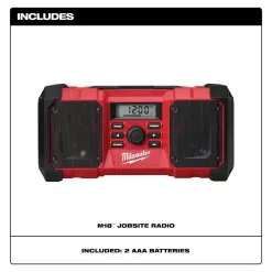 Milwaukee 2890-20 M18 18-Volt Lithium-Ion Cordless Jobsite Radio
