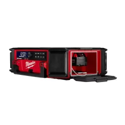 Milwaukee 2950-20 M18 Lithium-Ion Cordless PACKOUT Radio/Speaker with Built-In Charger